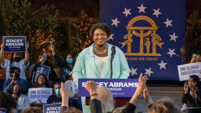 Stacey Abrams Still Trails Brian Kemp, Even in AJC Poll