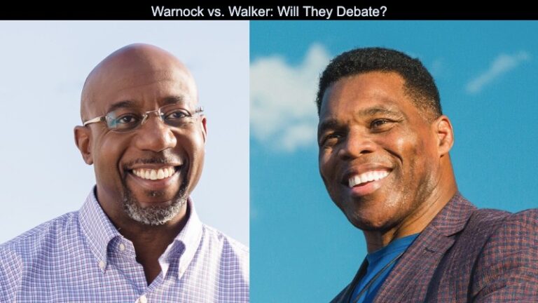 Raphael Warnock Will Debate Herschel Walker, with Conditions