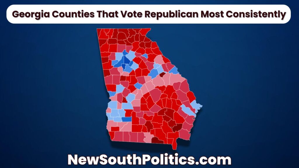 Georgia's Most Republican Dominated Counties