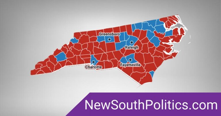 Republican Voter-Dominant Counties in North Carolina