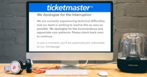 ticketmaster crash