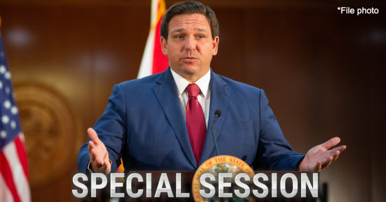Florida Governor Ron DeSantis Faces Major Test in Property Insurance Special Session