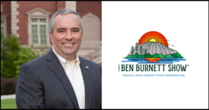 The Ben Burnett Show with photo and logo