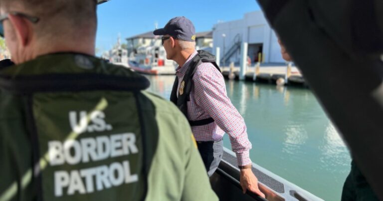 Border Security Update: Rick Scott Visits Immigration Crisis Area in Marathon, Florida