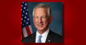 tommy tuberville red background