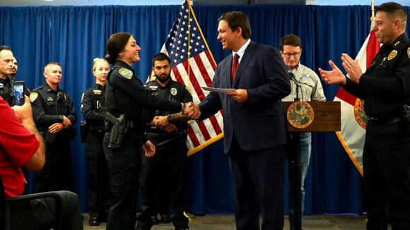 Florida Police Leaders Praise Ron DeSantis’ Budget for First Responders