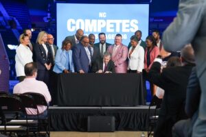 north carolina governor roy cooper signing sports betting bill