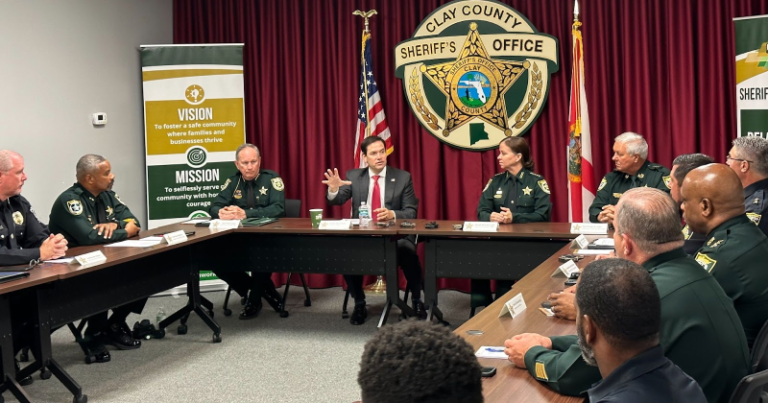 Florida Sen. Marco Rubio Discusses Fentanyl Crisis with Local Sheriffs