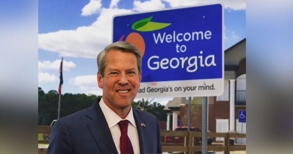 Brian Kemp Georgia Welcome Sign